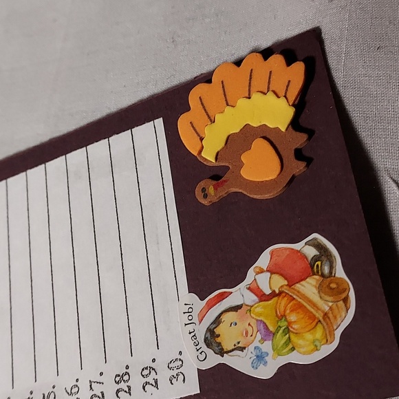 Handmade One of a Kind 12 Month Calendar on a Ring - Picture 7 of 15